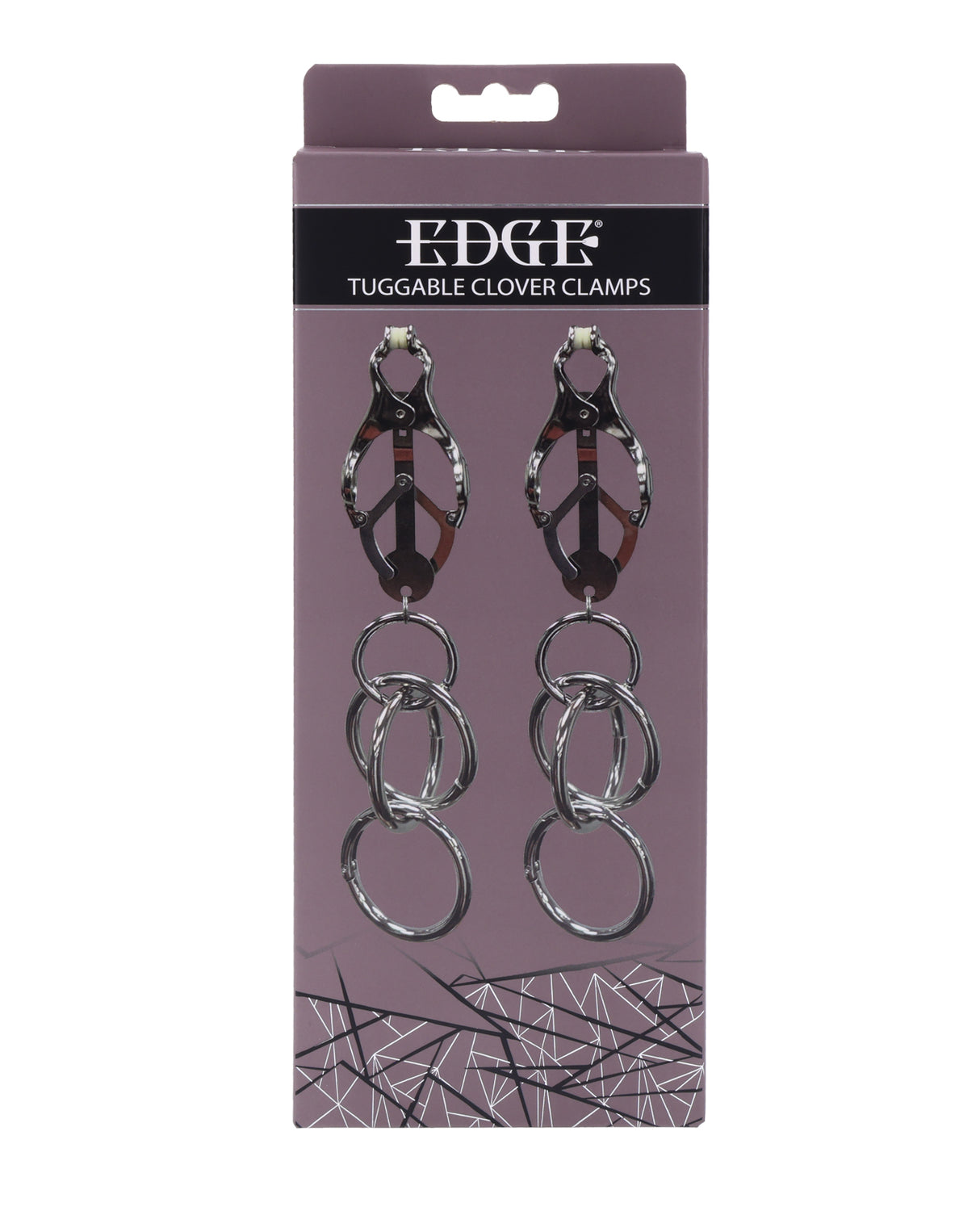 Edge Tuggable Clover Nipple Clamps - AdultLuxe