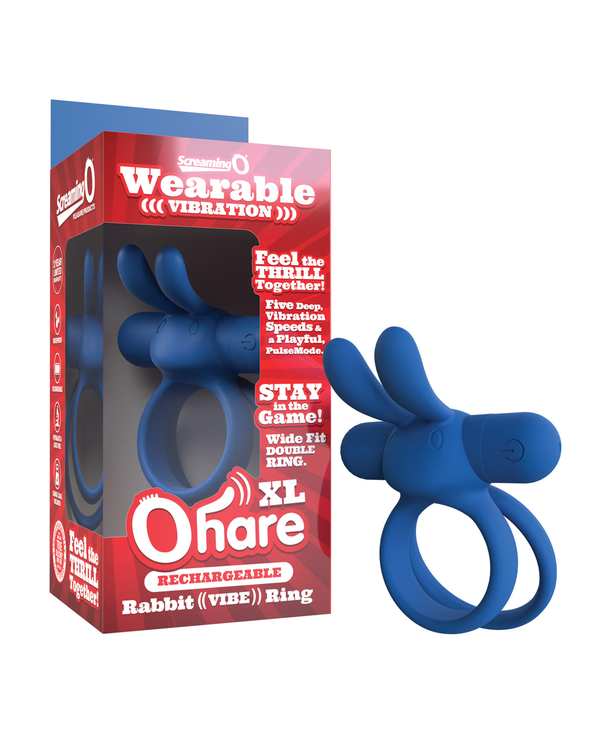 Screaming O Rechargeable Ohare XL Vibrating Cock Ring