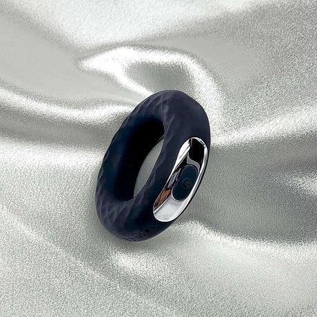 AdultLuxe 10 Mode Ejaculation Delay Rechargeable Vibrating Cock Ring - AdultLuxe