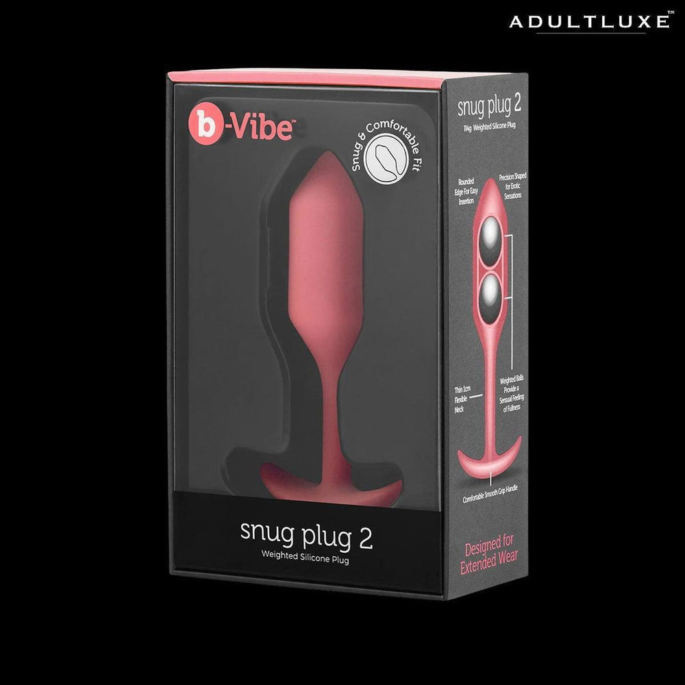 B-Vibe Snug Plug 2 Medium - AdultLuxe