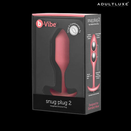 B-Vibe Snug Plug 2 Medium - AdultLuxe