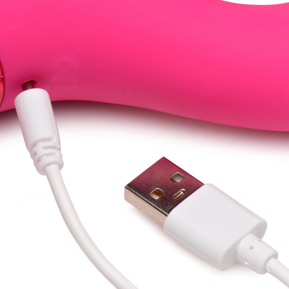 Bang! 10x Triple Rabbit Silicone Vibrator - AdultLuxe