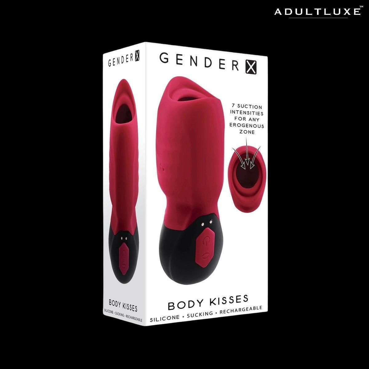 Gender X Body Kisses Vibrating Suction Massager - AdultLuxe