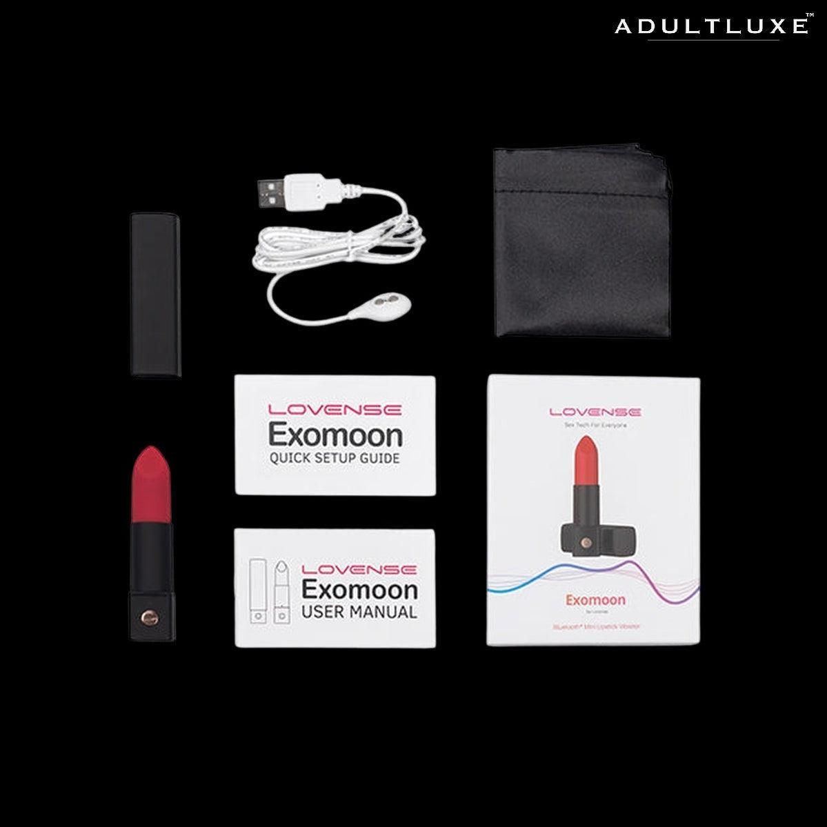 Lovense Exomoon Lipstick Vibe - AdultLuxe