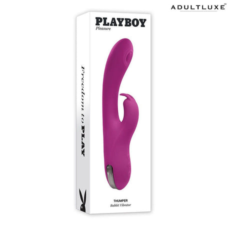 Playboy Thumper G-Spot And Rabbit Vibrator - AdultLuxe