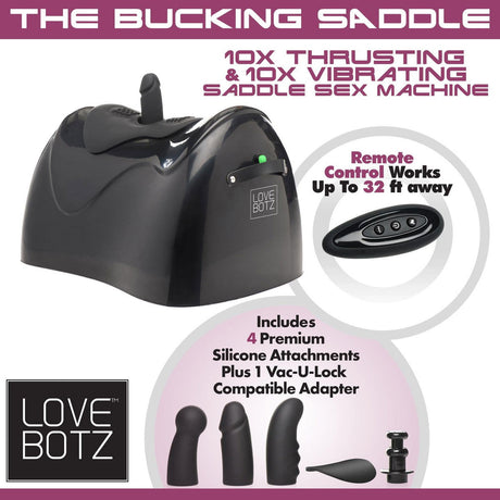 The Bucking Saddle 10x Thrusting And Vibrating Sex Machine - AdultLuxe