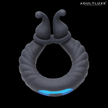 Trinity Cobra Dual Stimulation Silicone Cock Ring - AdultLuxe