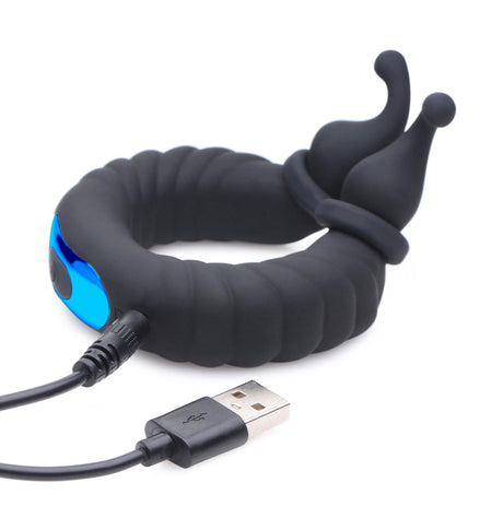 Trinity Cobra Dual Stimulation Silicone Cock Ring - AdultLuxe