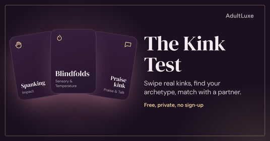 The Kink Test: swipe real kinks, find your archetype, match with a partner. Free, private, no sign-up.