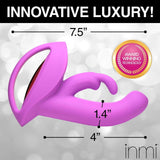 12x Come-hither Rocker Ergonomic Rabbit GSpot Vibrator - AdultLuxe