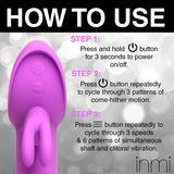 12x Come-hither Rocker Ergonomic Rabbit GSpot Vibrator - AdultLuxe