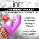 12x Come-hither Rocker Ergonomic Rabbit GSpot Vibrator - AdultLuxe