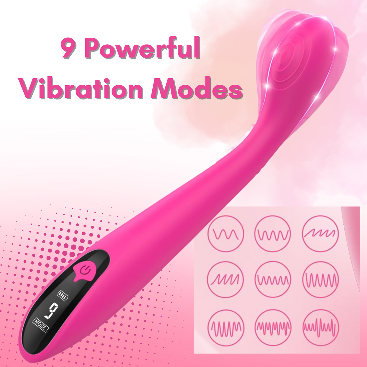 AdultLuxe TechTingle G-Spot Vibrator with Digital Display