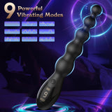 AdultLuxe LuxeFlex Vibrating Anal Beads with Digital Display