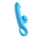 AdultLuxe Curler Vibrating Dildo Blue
