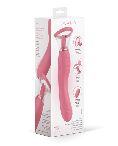 Le Wand Lick double-ended licking tongue and G-spot vibrator