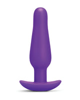 b-Vibe Rookie beginner butt plug - side profile showing slim tapered shape