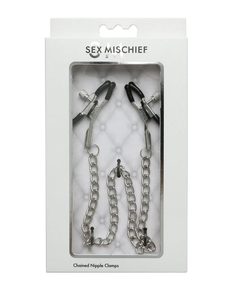 Sex & Mischief Chained Nipple Clamps - AdultLuxe