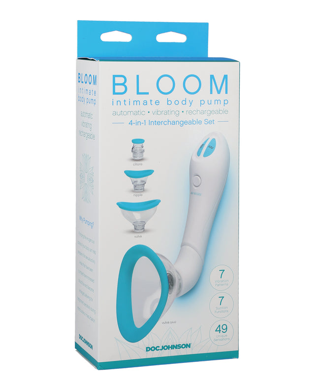 Bloom Automatic Vibrating Rechargeable Intimate Pump - AdultLuxe