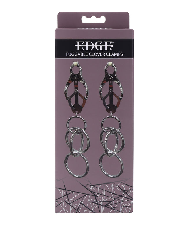 Edge Tuggable Clover Nipple Clamps - AdultLuxe