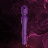 AdultLuxe Serenity Pulse  4 in 1 Wand with Clitoral Pulse, Air Suction & GSpot Stimulation Vibrator