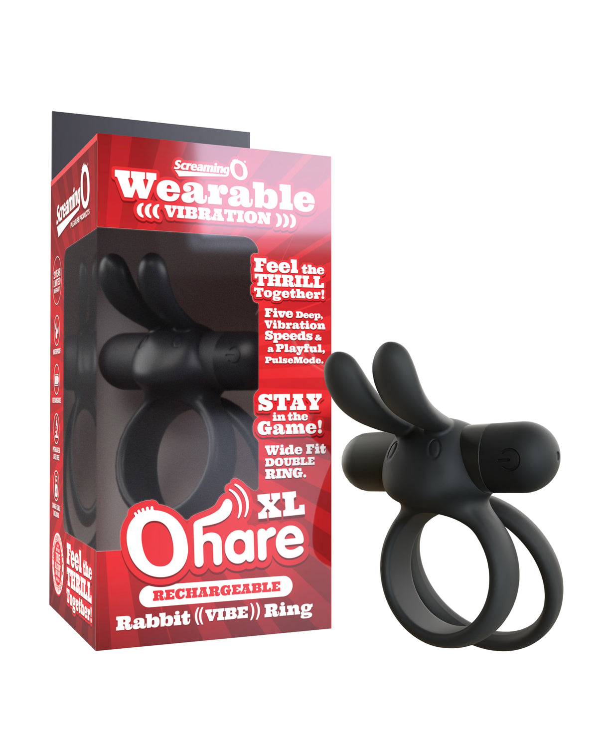 Screaming O Rechargeable Ohare XL Vibrating Cock Ring