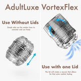 AdultLuxe VortexFlex Open Ended Penis Stroker