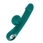 AdultLuxe Curler Vibrating Dildo-Green