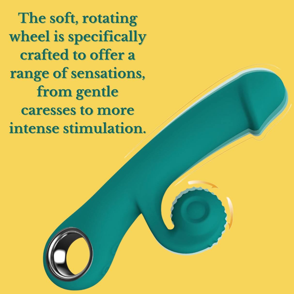 AdultLuxe Curler Vibrating Dildo-Green