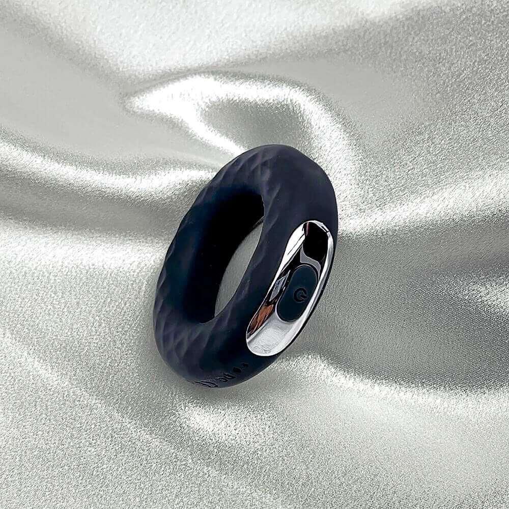 AdultLuxe 10 Mode Ejaculation Delay Rechargeable Vibrating Cock Ring - AdultLuxe