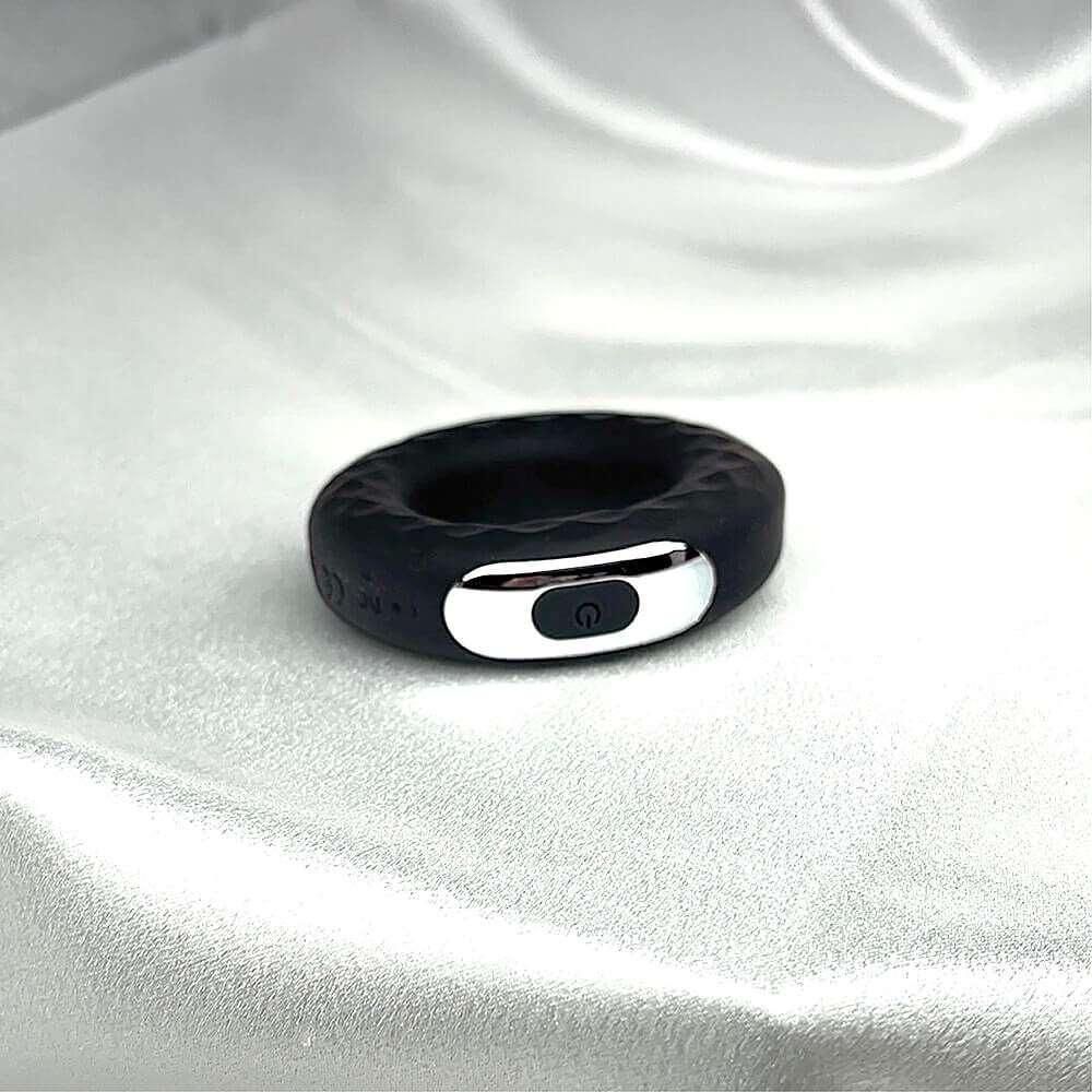 AdultLuxe 10 Mode Ejaculation Delay Rechargeable Vibrating Cock Ring - AdultLuxe