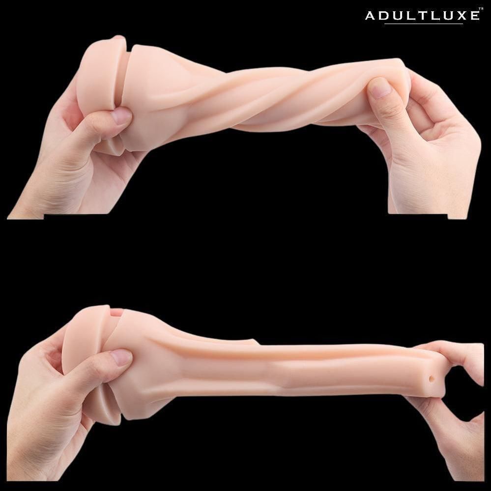 AdultLuxe Auto Vibrating Vagina Masturbator Stroker Remote Control - AdultLuxe