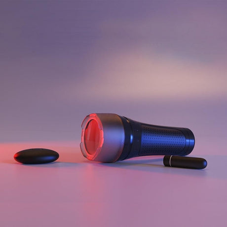 AdultLuxe Auto Vibrating Vagina Masturbator Stroker Remote Control - AdultLuxe