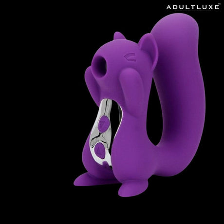 AdultLuxe Sexy Squirrel Clit Sucker and GSpot Vibrator - AdultLuxe