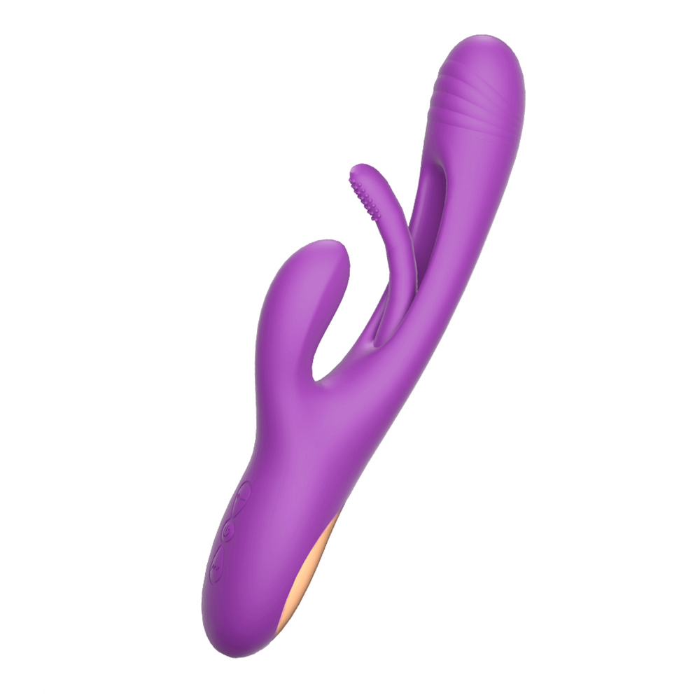 AdultLuxe Tapper-3 in 1 Clitoral & GSpot Vibrator with Tapping Function - AdultLuxe