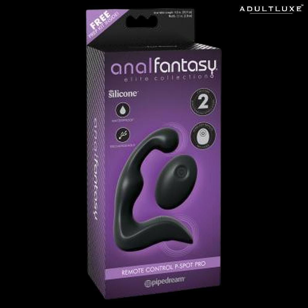 Anal Fantasy Elite Prostate Massager with Remote Control - AdultLuxe