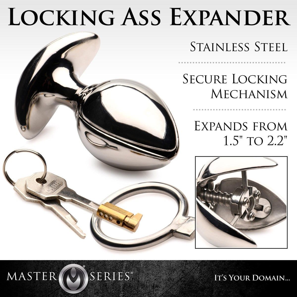 Ass Vault Locking Anal Expander - AdultLuxe