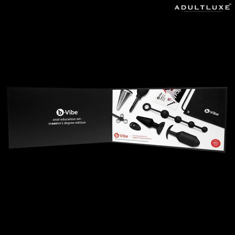 B-Vibe Anal Education Set Masster's Degree Edition - AdultLuxe