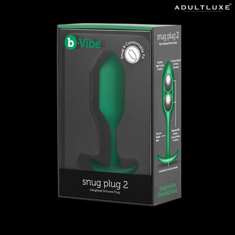 B-Vibe Snug Plug 2 Medium - AdultLuxe