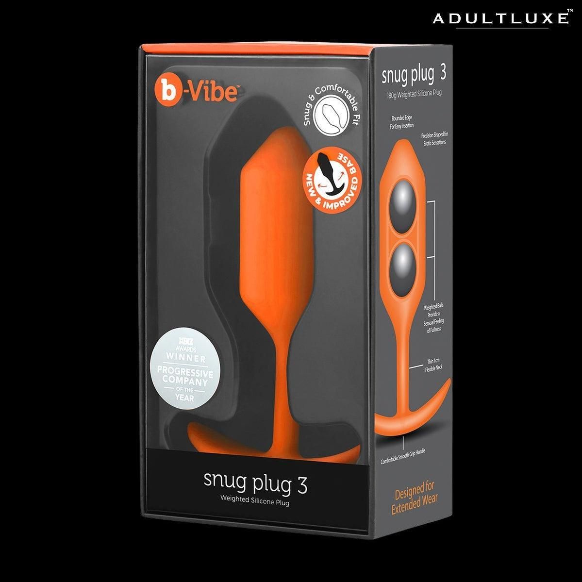 B-Vibe Snug Plug 3 Large - AdultLuxe