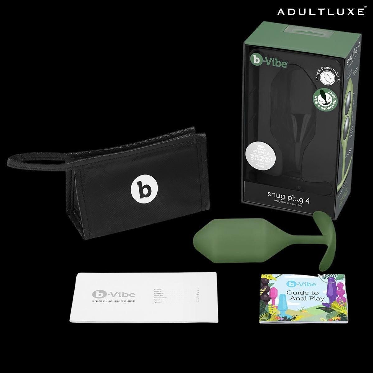 B-Vibe Snug Plug 4 XL - AdultLuxe