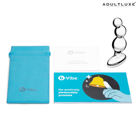 B-Vibe Stainless Steel Anal Beads - AdultLuxe