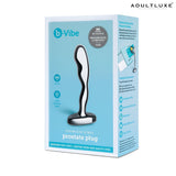 B-Vibe Stainless Steel Prostate Plug - AdultLuxe