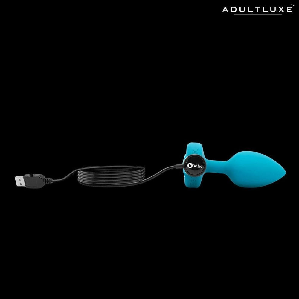 B-Vibe Vibrating Jewel Plug with Remote - AdultLuxe