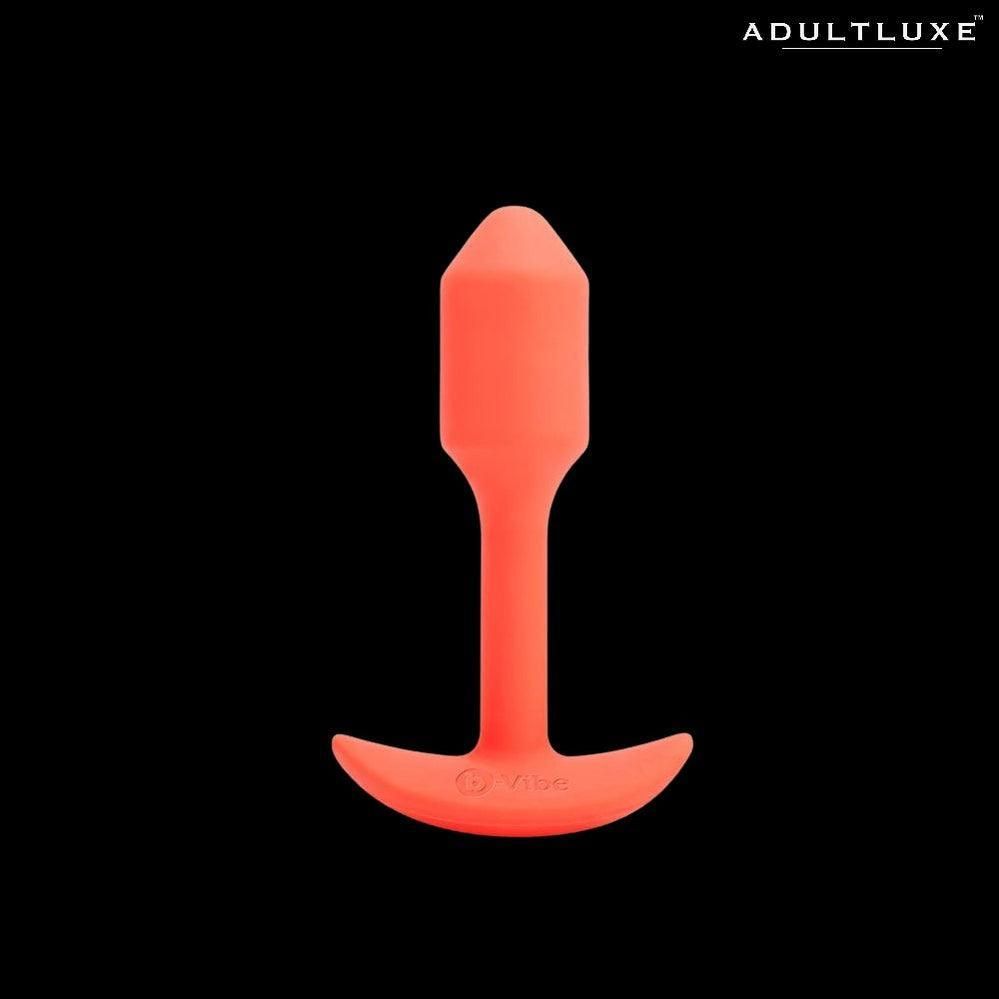 B-Vibe Vibrating Snug Plug 1 - AdultLuxe