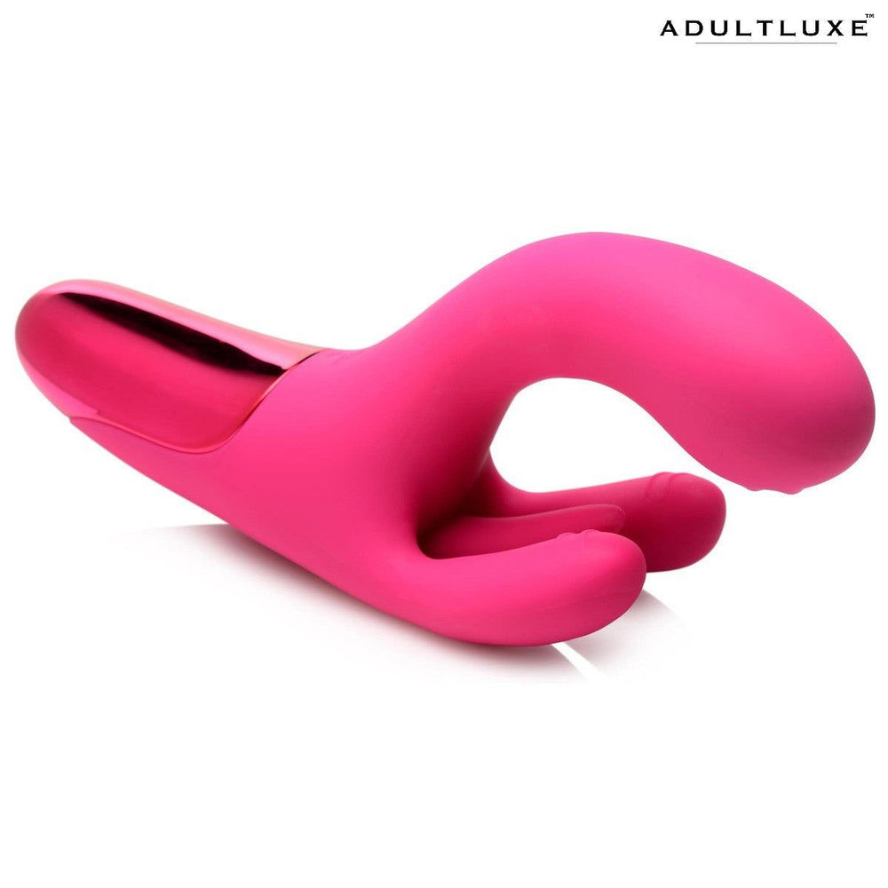 Bang! 10x Triple Rabbit Silicone Vibrator - AdultLuxe