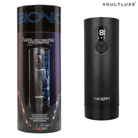 Bionic Sucking Blowjob and Vibrating Masturbator - AdultLuxe