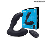 Blue Line Vibrating Prostate Prober with Remote - AdultLuxe