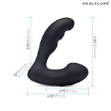 Blue Line Vibrating Prostate Prober with Remote - AdultLuxe