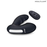 Blue Line Vibrating Prostate Prober with Remote - AdultLuxe